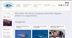 Desktop Screenshot of blue-water-dive.com